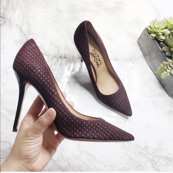 Salvatore Ferragamo Shoes - NWOB Salvatore Ferragamo Susi Patch Burgundy
